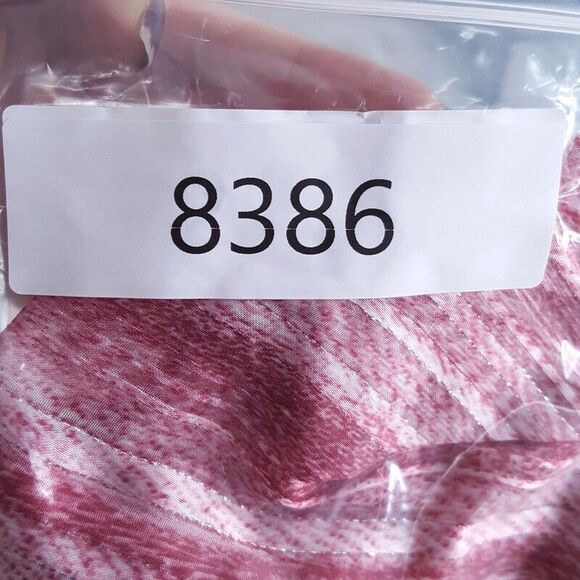 AQUA Womens Dress Medium Pink Shimmer Fit Flare Skater Empire Keyhole Neck - Picture 9 of 9